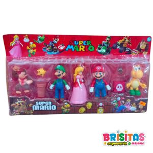 Mario Bross Blister 5 Personajes