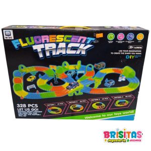 Pista Fluorescente Track 328 Piezas