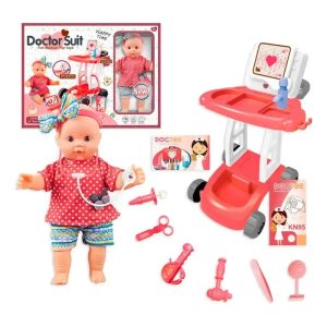 Muñeca Bebé con Accesorios de Doctora