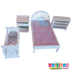 Juego de Dormitorio escala Barbie