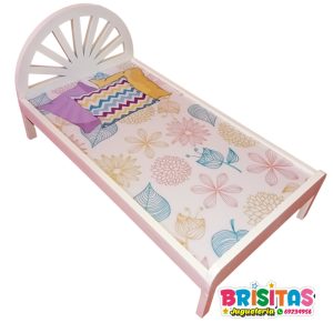 Cama p/ muñeca Barbie