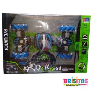 Auto Loco a Control Remoto Azul