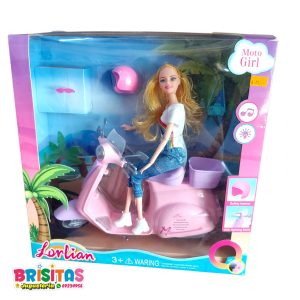 Barbie con Moto