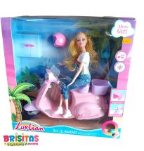 Barbie con Moto