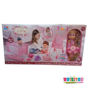 Juego de Accesorios Para Muñeca Bebé