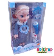 Muñeca Frozen con Micrófono