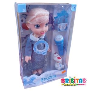 Muñeca Frozen con Micrófono
